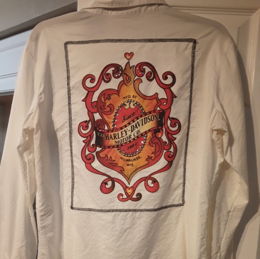 Harley-Davidson Fitted Button Down - image 4